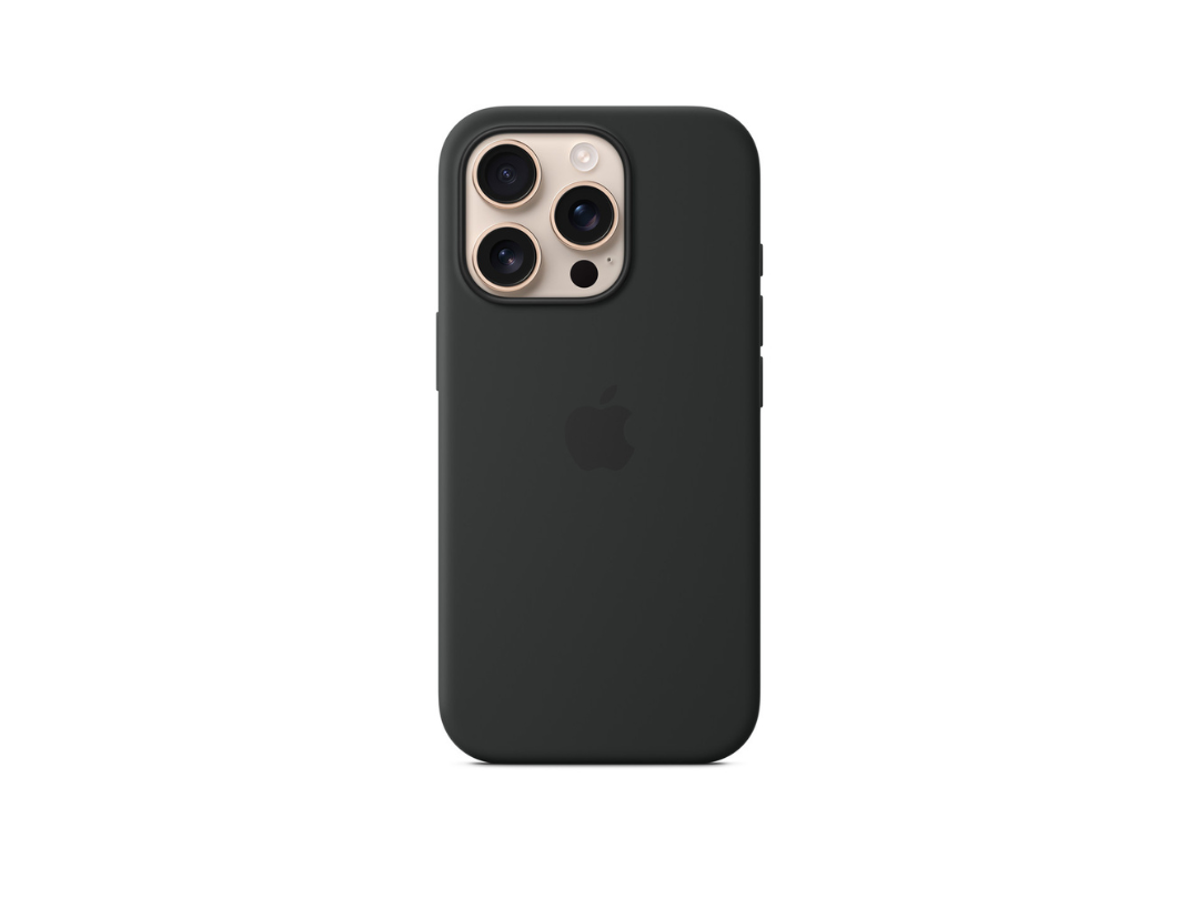 Apple iPhone 16 Pro Silicone Case with MagSafe – Black Apple iPhone 16 Pro Silicone Case with MagSafe – Black